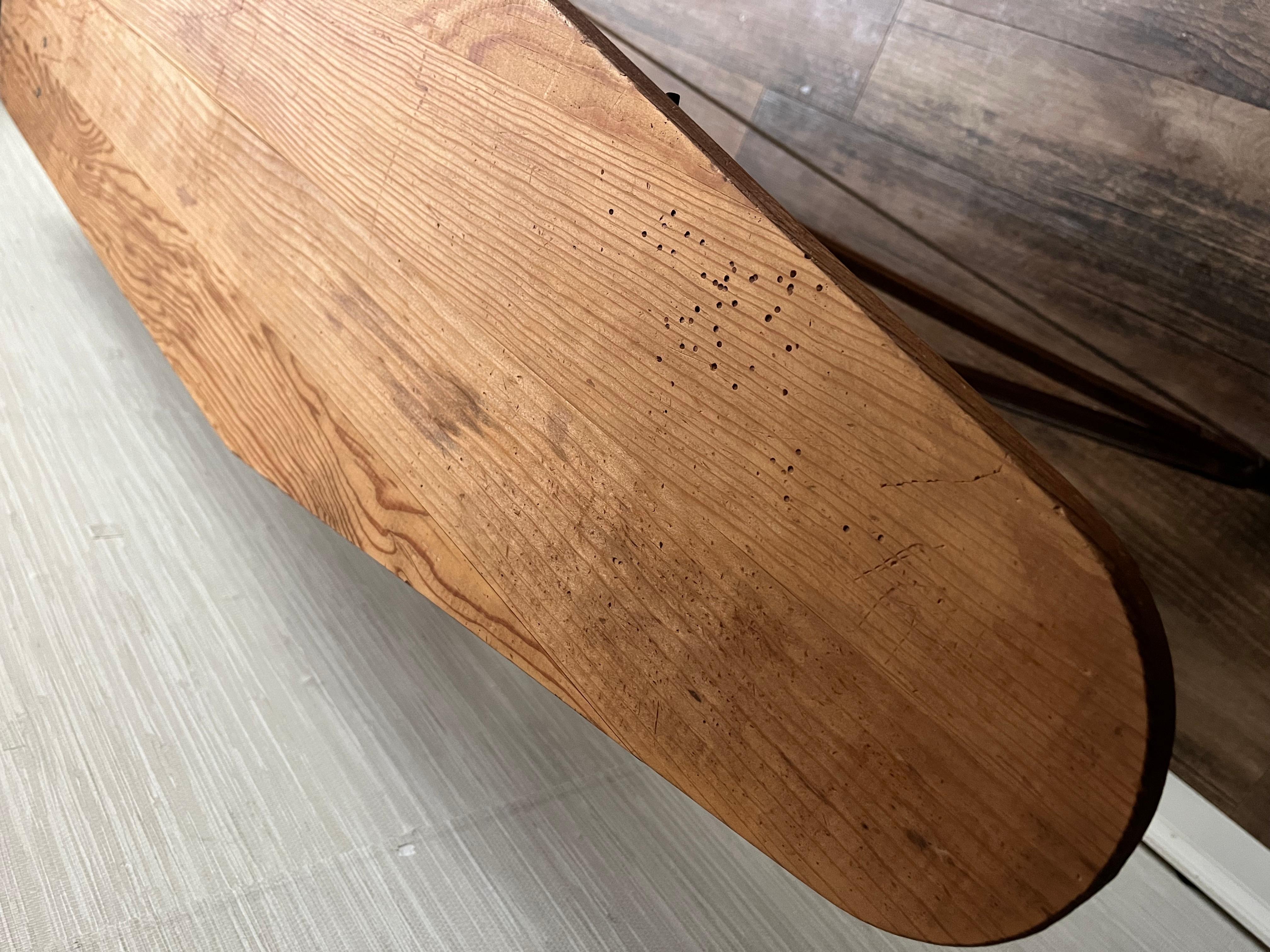 antique wooden ironing board