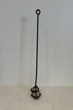 Antique Primitive Hand Wrought Old Western Cowboy Cattle Branding Iron