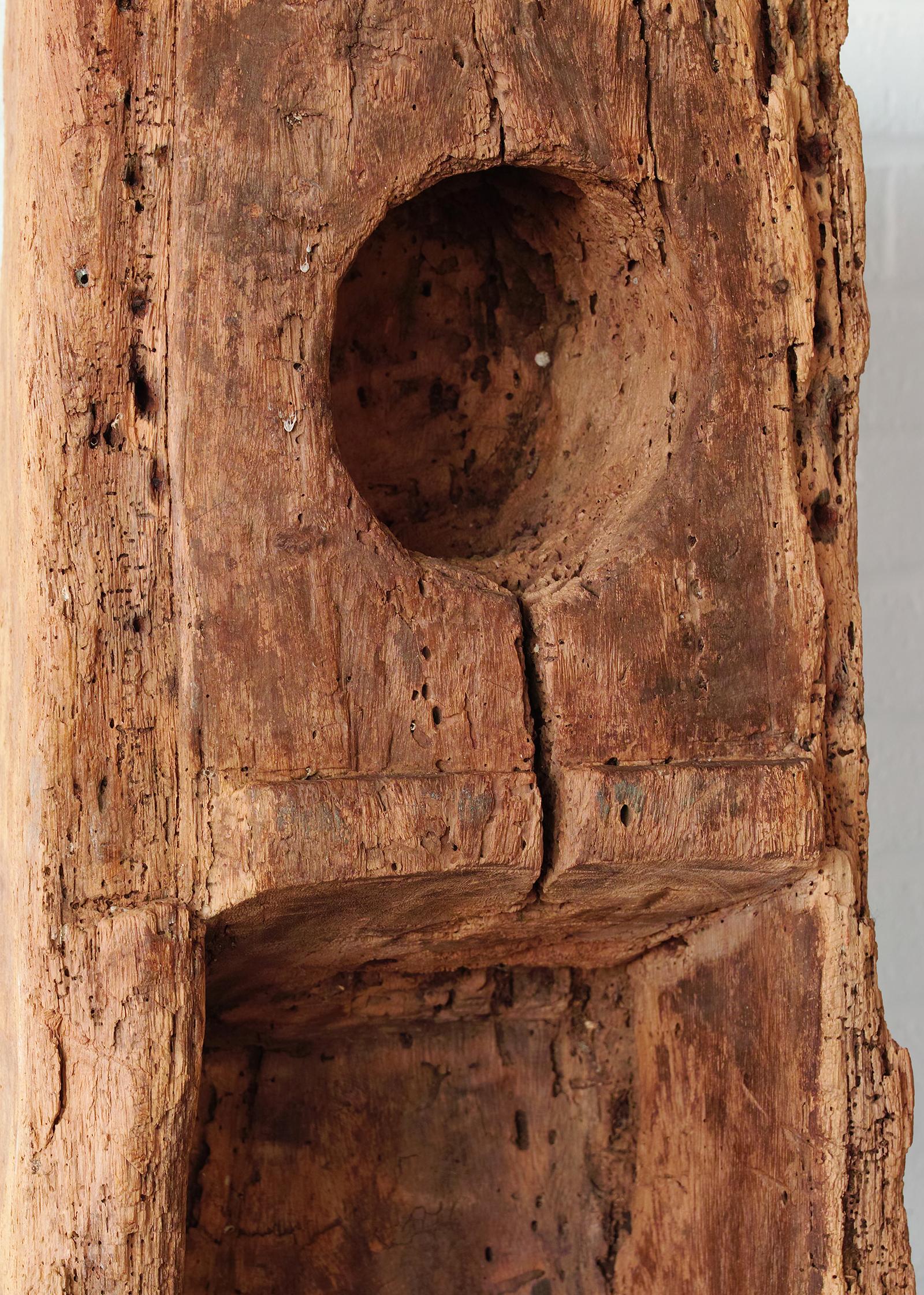 Antike primitive Indonesische Lesung-Mortar-Skulptur aus Indonesien im Angebot 10
