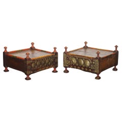 TABLES D'INTÉRITION PRIMAIRES ET ORIENTALES ASIANES PAINTES À LA MAIN VERY DECORATiVE