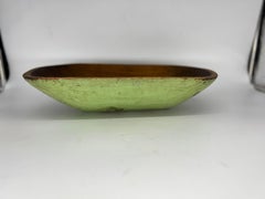 Antique Primitive Pennsylvania Paint Decorated Dough Bowl 18”