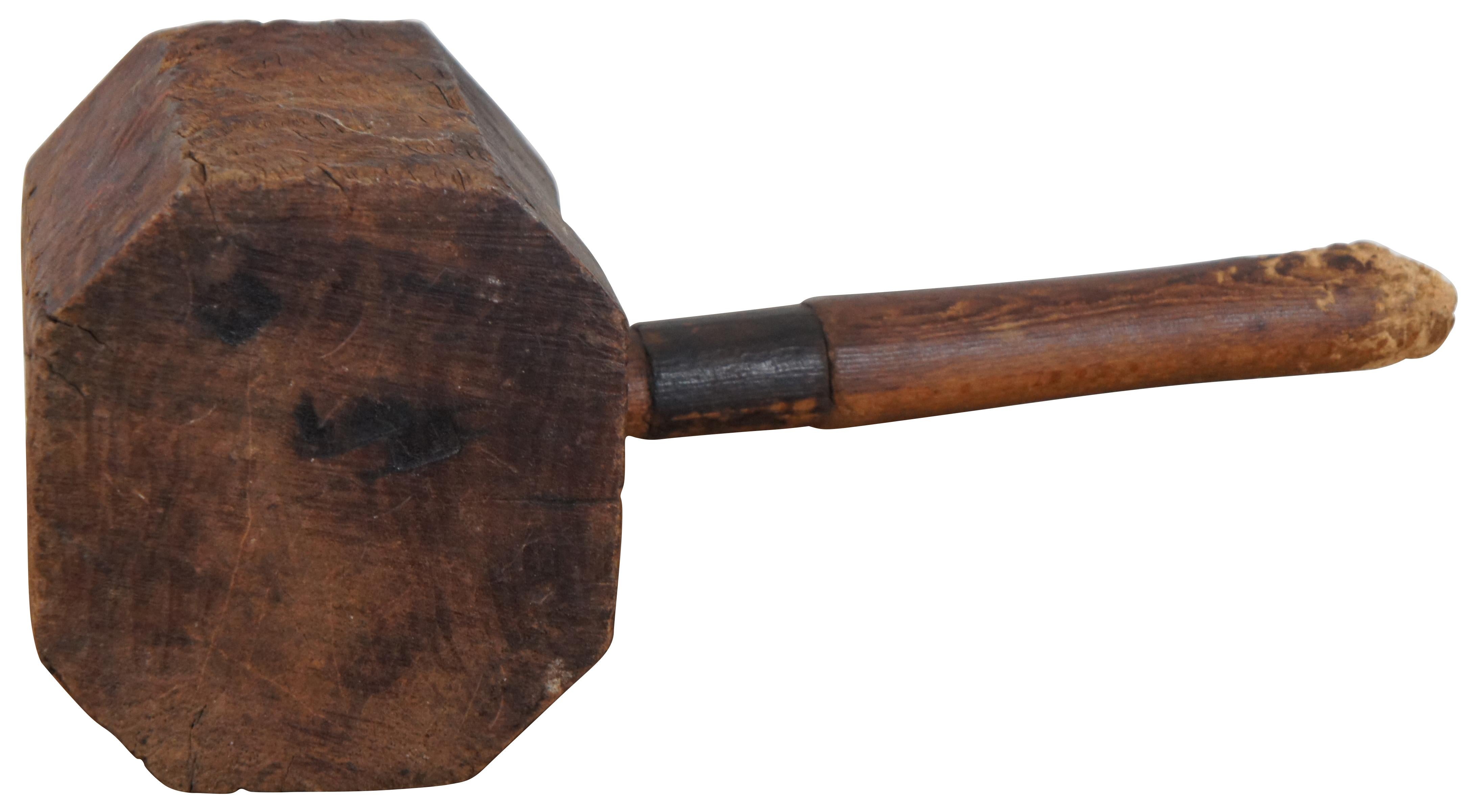 wooden sledge hammer