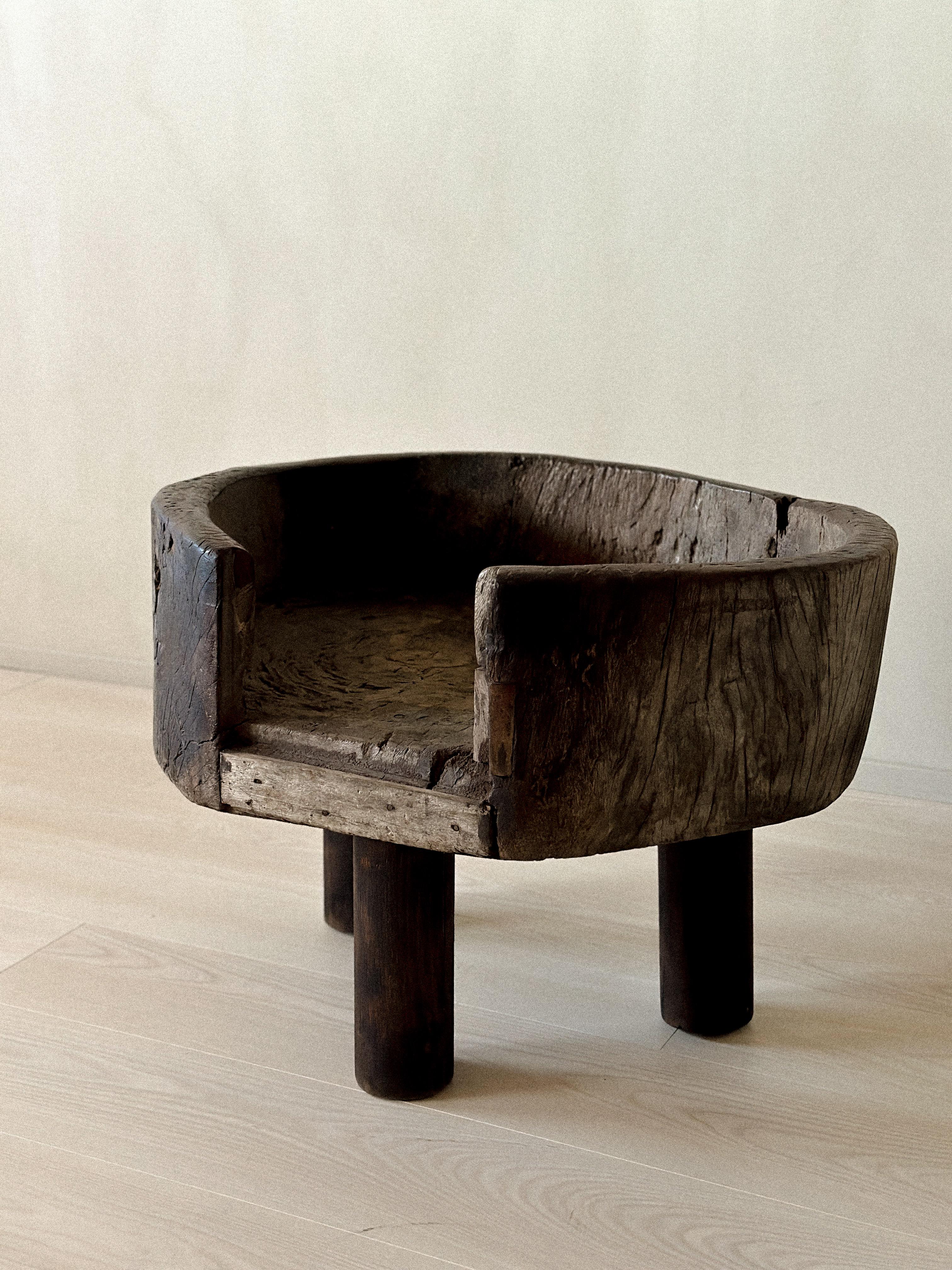 Antique Primitive Side Table, Scandinavian Wabi Sabi, c 1600s For Sale 4