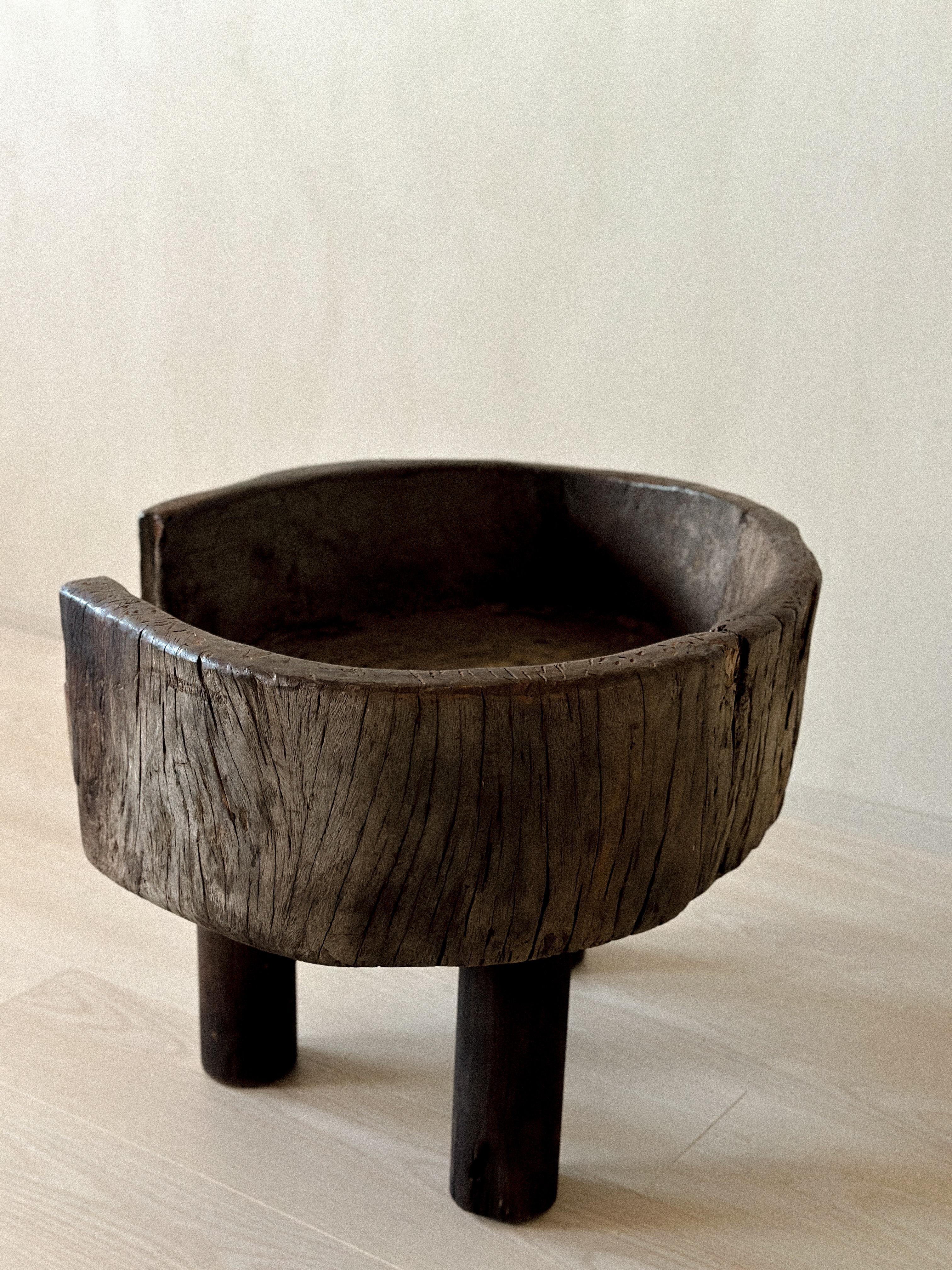 Antique Primitive Side Table, Scandinavian Wabi Sabi, c 1600s For Sale 1