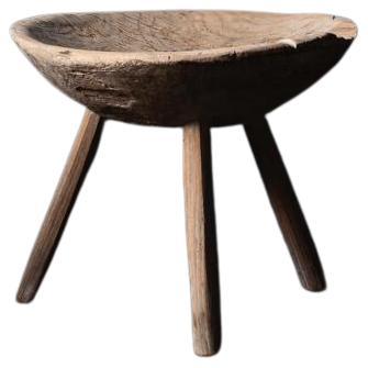 Antique Primitive Stool from Hungary For Sale