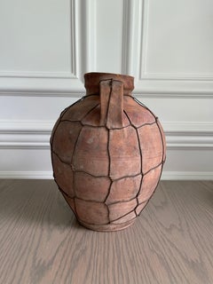 Antique Terracotta Vessel with Handle