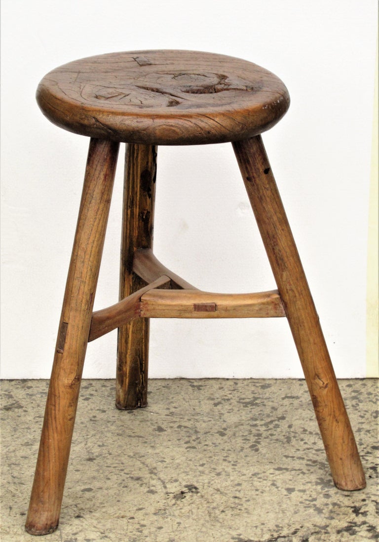 Antique Primitive ThreeLeg Stool at 1stDibs antique 3 legged stool