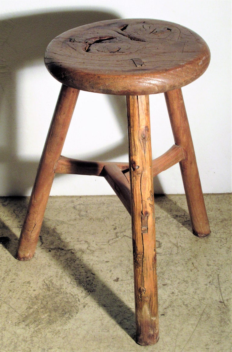 Antique Primitive ThreeLeg Stool at 1stDibs antique 3 legged stool