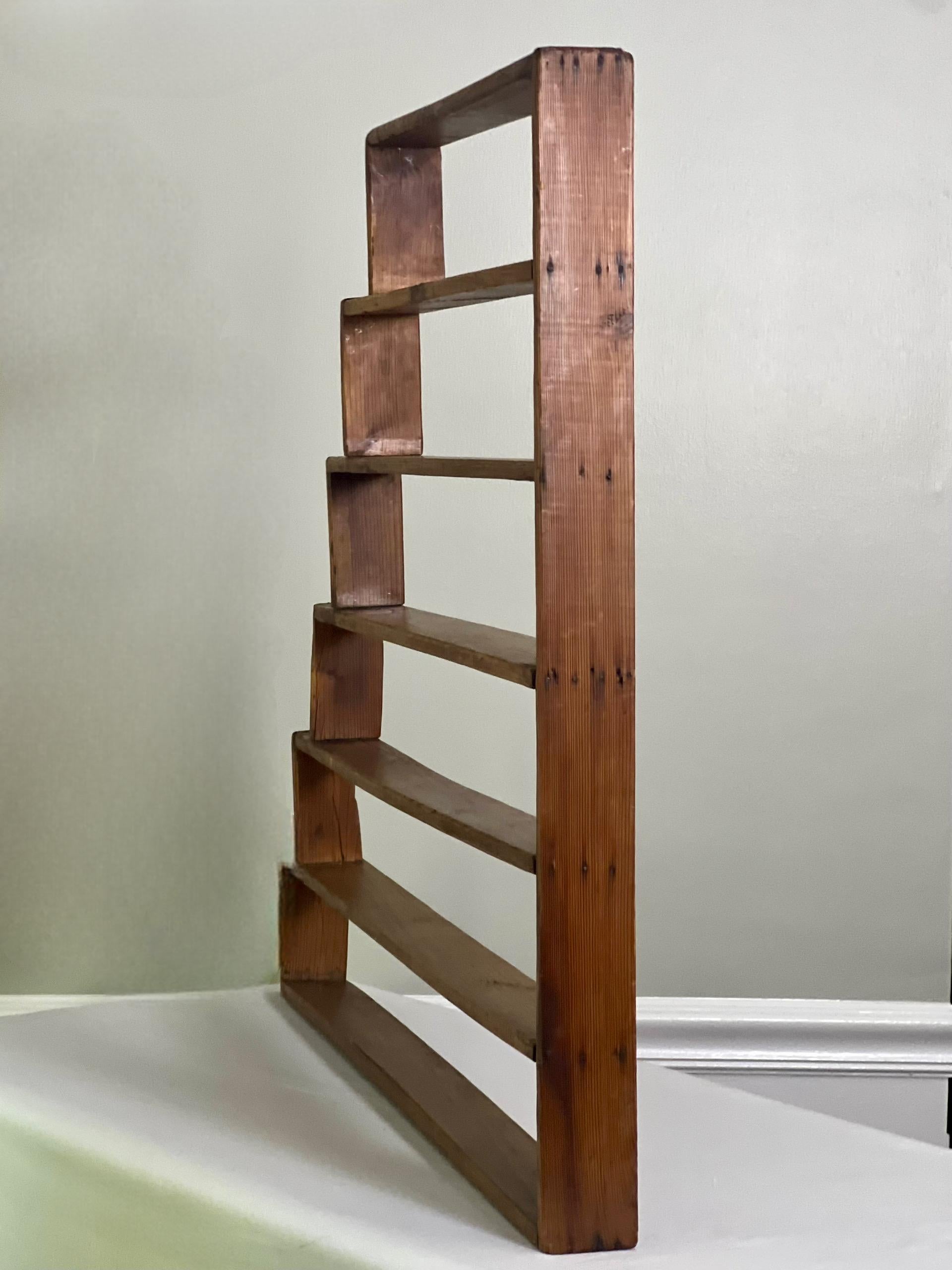 American Early 20th Century Primitive Tobacco Leaf Sizer Sorter Shelves