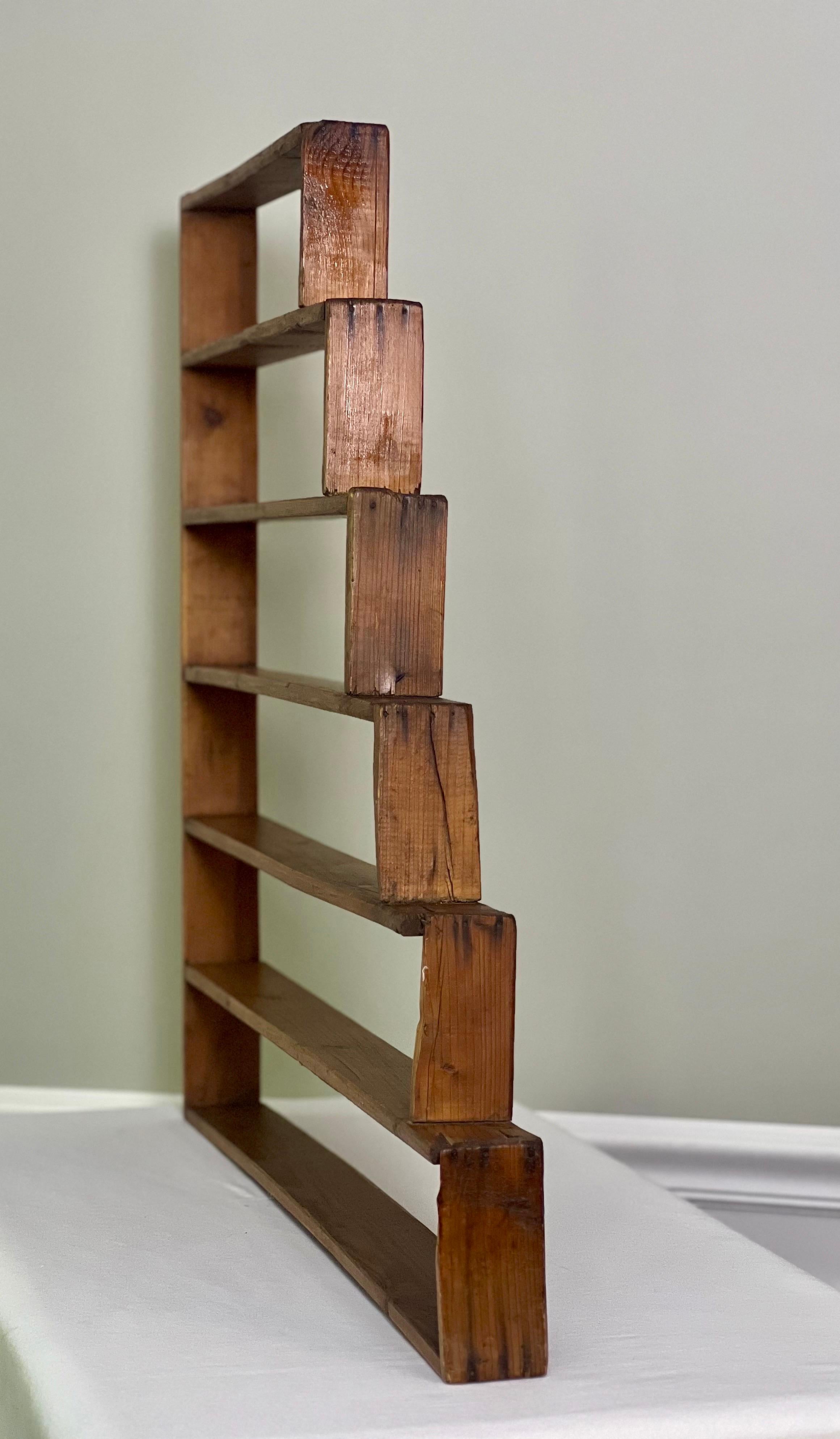 Hand-Crafted Early 20th Century Primitive Tobacco Leaf Sizer Sorter Shelves