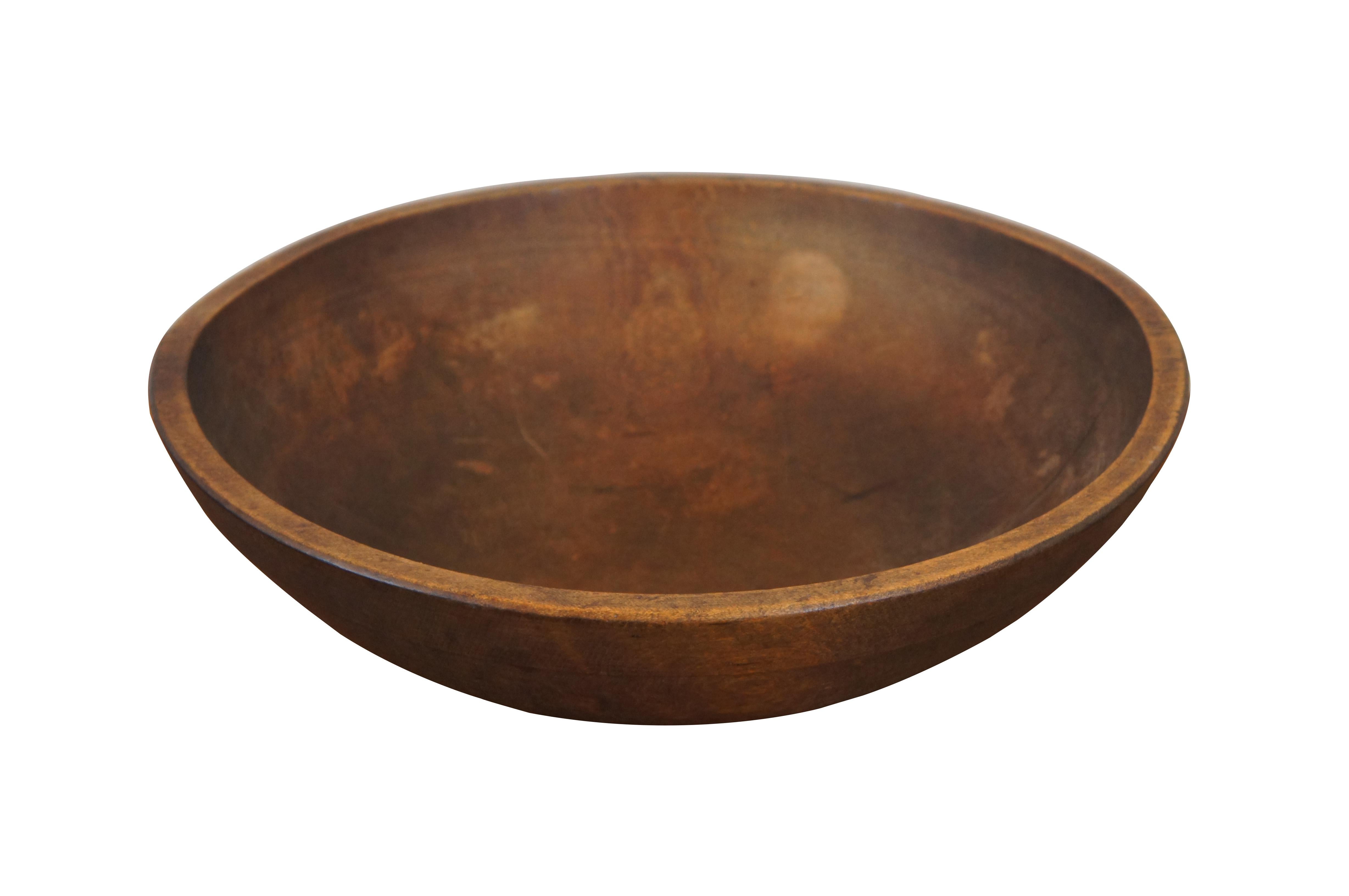 primitive dough bowl
