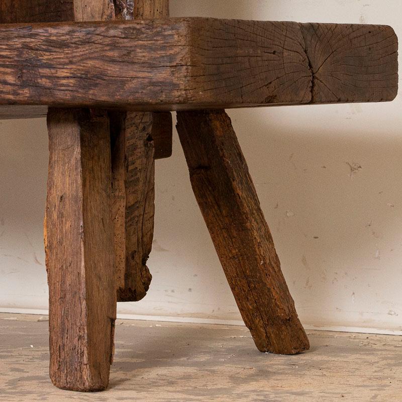 Antique Rustic Wood Wine Press, circa 1880 2