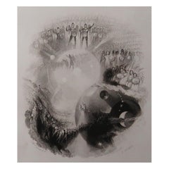 Antique Print After J.M.W Turner. Mustering of the Warrior Angels, 1835