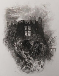 Antique Print After J.M.W Turner, Rising of the Water Nymphs. 1835