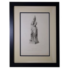 Antique Print, "Armed Science"