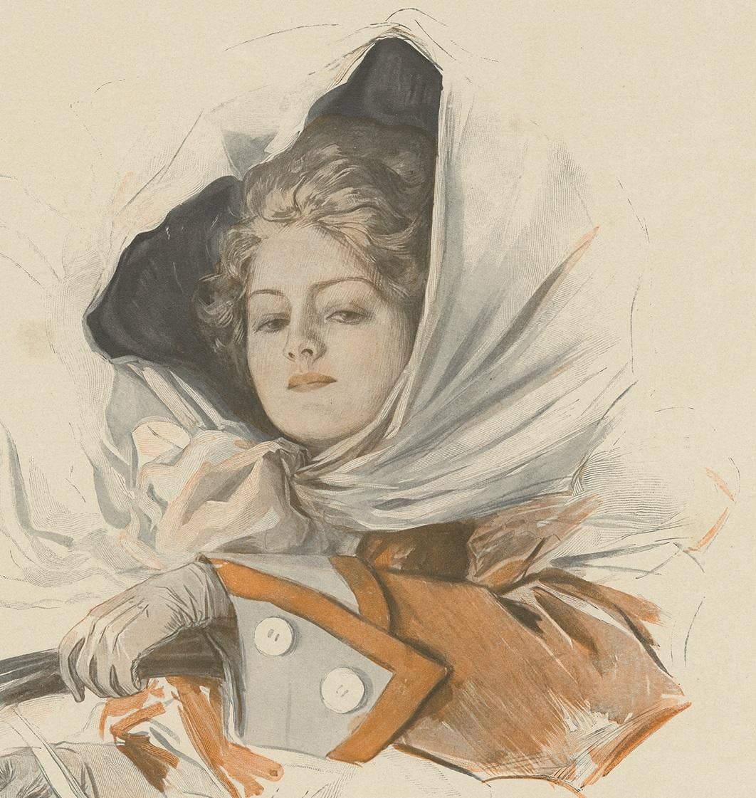 Antique Print 'How Pleasant it is to Have Money' Made after H. Fisher, 1908