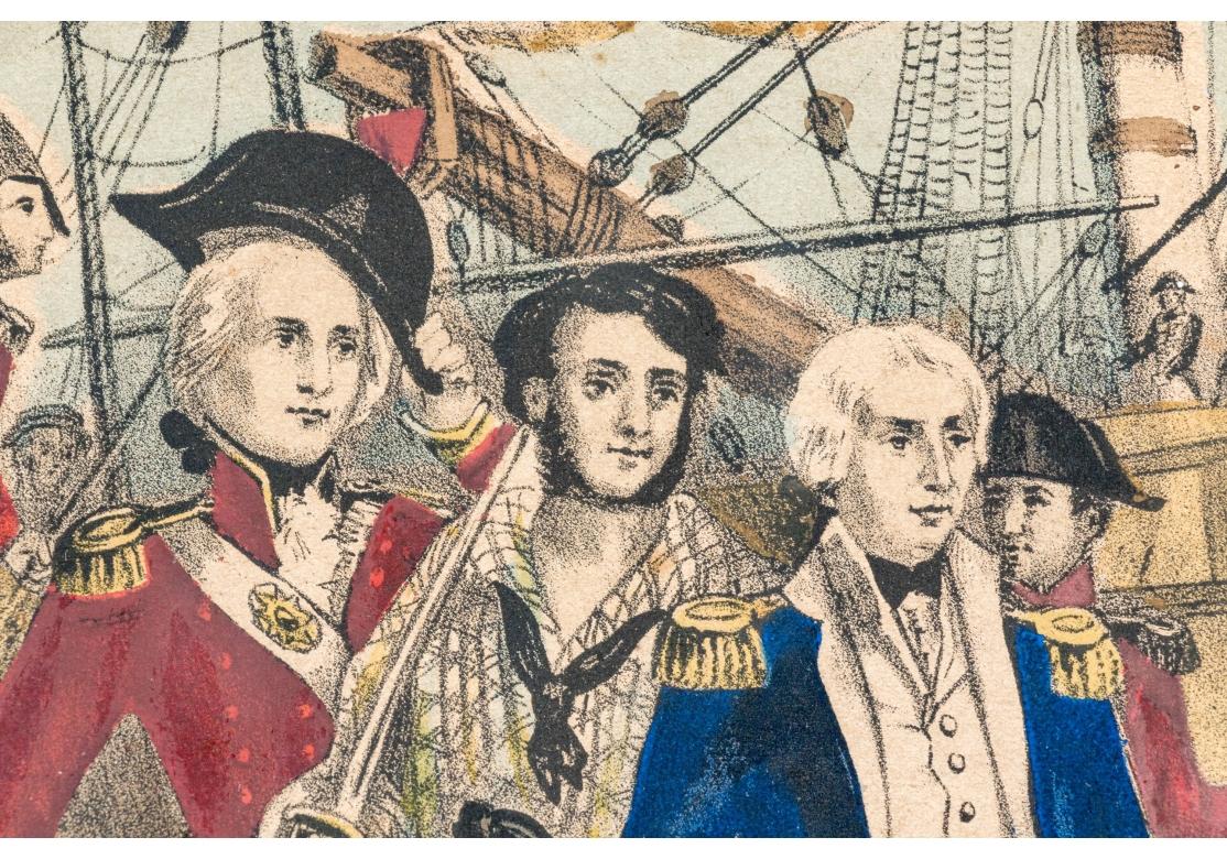 Georgien Impression ancienne Lord Nelson On Board The San Joseph en vente