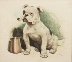 Antique Print of a Bulldog after Cecil Aldin, That's Bully, circa 1900