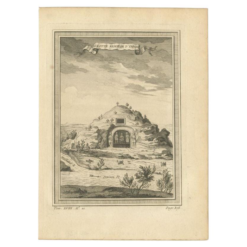 Gravure ancienne intitulée 