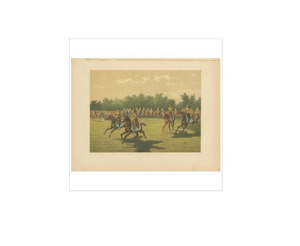Antique Print of a Ceremony for the Raden Ajoe by M.T.H. Perelaer, 1888