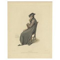 Antique Print of a Commoner Named John Townshend, 1813