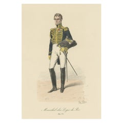 Impression ancienne d'un matelot français, 1890