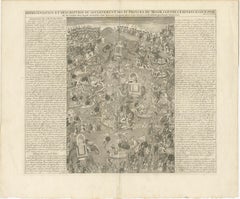 Mughal Princes’ Revolt – Battle Engraving by Chatelain, Atlas Historique 1718