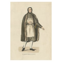 Impression ancienne d'un chevalier de l'Ordre de Calatrava, 1845