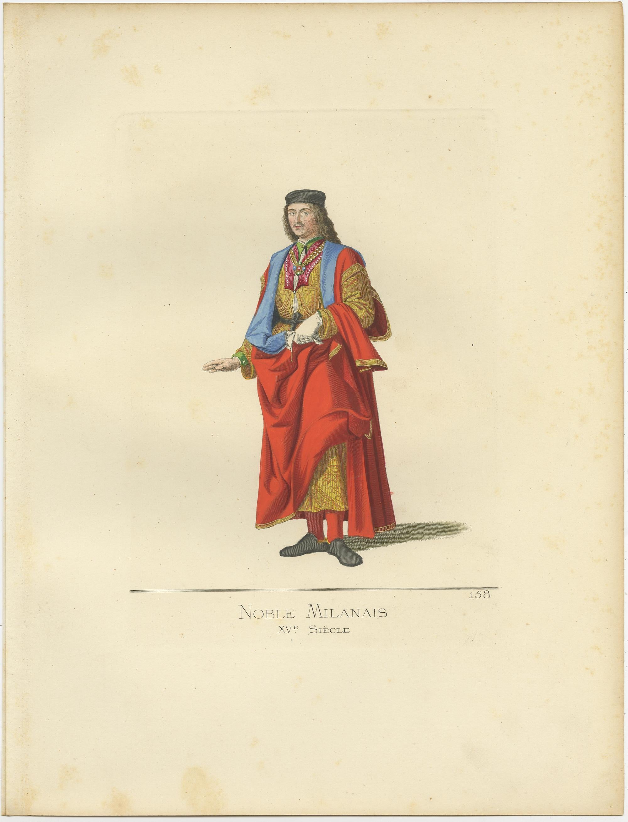 Gravure ancienne intitulée 