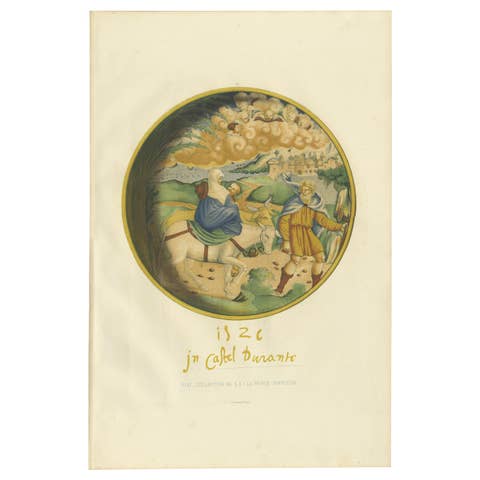 Antique Print of a Plate of S. A. I. Prince Napoléon by Delange '1869'