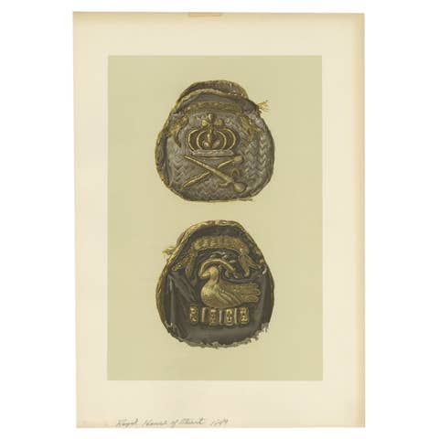Antique Print of a Purse by Gibb, 1890