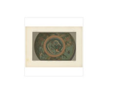 Impression ancienne d'un plat japonais III de Sara par G. Audsley, 1884