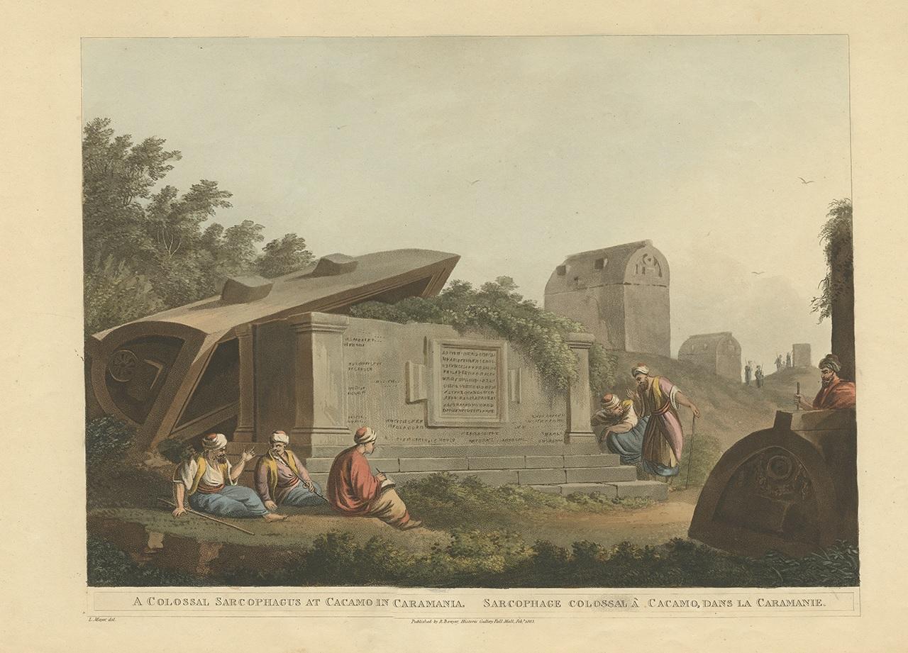 Gravure ancienne intitulée 