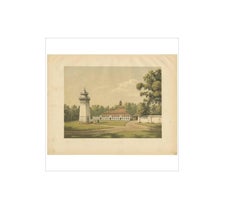 Antique Print of a Scene on Java by M.T.H. Perelaer, 1888