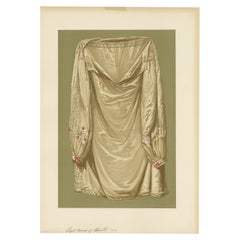 Antiker Druck eines Hemdes von König Charles I. von Gibb, 1890