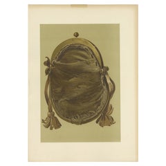 Antique Print of a Sporran by Gibb, 1890