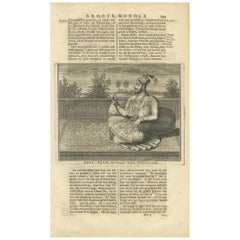 Impression ancienne d'Adil Shah par Valentijn, 1726