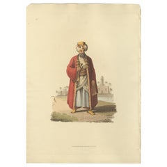 Impression ancienne d'un Bey égyptien, 1818