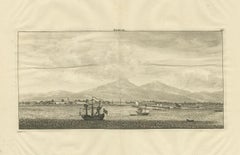 Antique Print of Batavia by De Bruyn, 1714