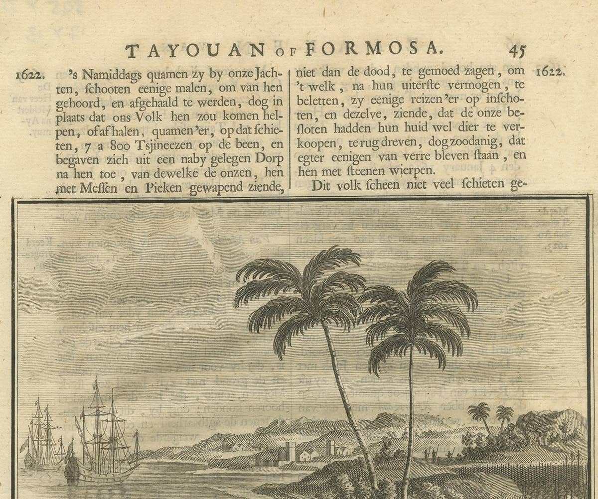 Antique Print of Chinese Natives by Valentijn, 1726