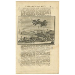 Impression ancienne de natifs chinois par Valentijn, 1726