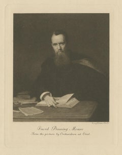 Stampa antica di David Monro di Walker, circa 1900