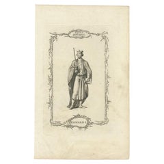 Antique Print of Edward i by Grignion, circa 1784