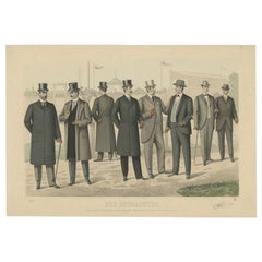 Antiker Druck von Mode im Mai 1898 von Klemm & Weiss, um 1900