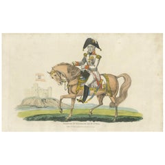 Antique Print of Francis II, Holy Roman Emperor, by Evans, 1815