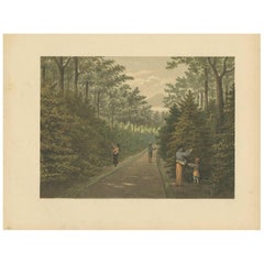 Antique Print of Fruit Farming on Java by M.T.H. Perelaer, 1888