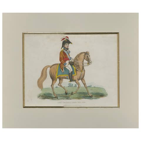 Antique Print of General Rowland Hill by Evans, '1815'