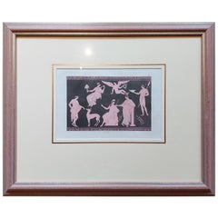 Stampa antica di arte greco-romana di Ferrario "1827
