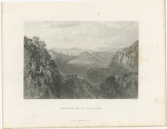 Antique Print of Grose Head, Blue Mountains National Park, Australia, 1875
