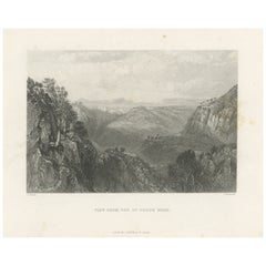 Stampa antica di Grose Head, Parco Nazionale delle Blue Mountains, Australia